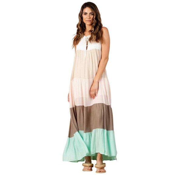 Lucca Couture JUBILEE COLORBLOCK MAXI DRESS - Picture 1 of 3